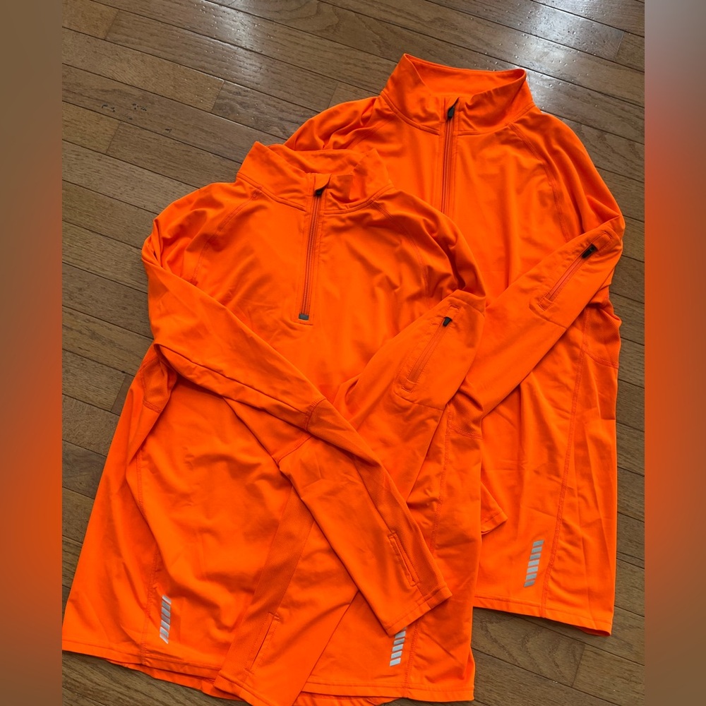 Fila Men's Bright Orange Shirts
